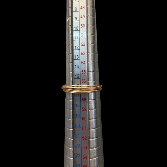 blue quartz wire wrapped ring - Picture 2 of 3